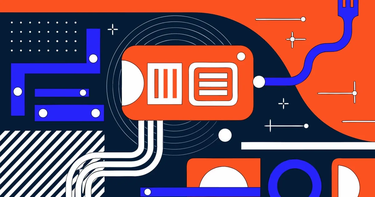 Abstract flat-vector editorial illustration for "Firebase Retires the Vertex AI Name, Changes Your Default Region"