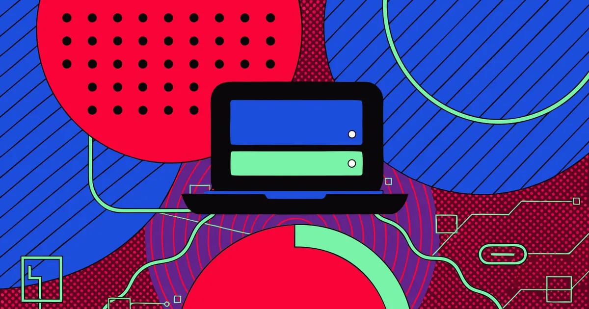 Abstract flat-vector editorial illustration for "Firebase CLI Now Detects When an AI Agent Is Running It"