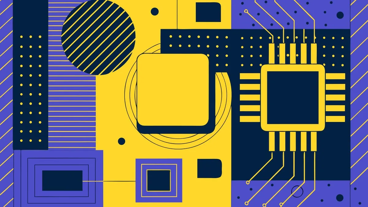 Abstract flat-vector editorial illustration for "Firebase Says Its Agent Skills Nearly Tripled AI Coding Success"