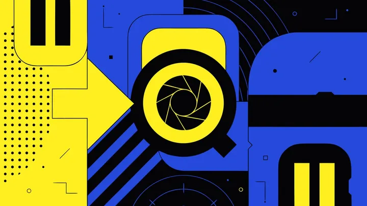 Abstract flat-vector editorial illustration for "Firebase's Imagen Deadline Moved Twice, Its Replacement Has One Too"