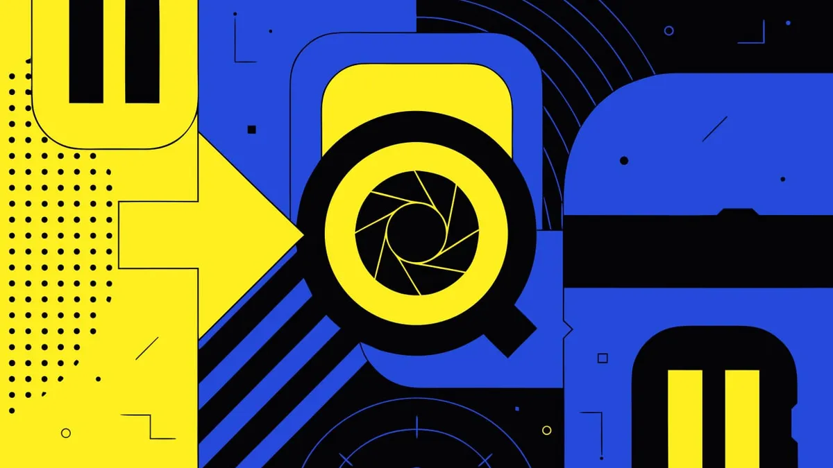 Abstract flat-vector editorial illustration for "Firebase's Imagen Deadline Moved Twice, Its Replacement Has One Too"