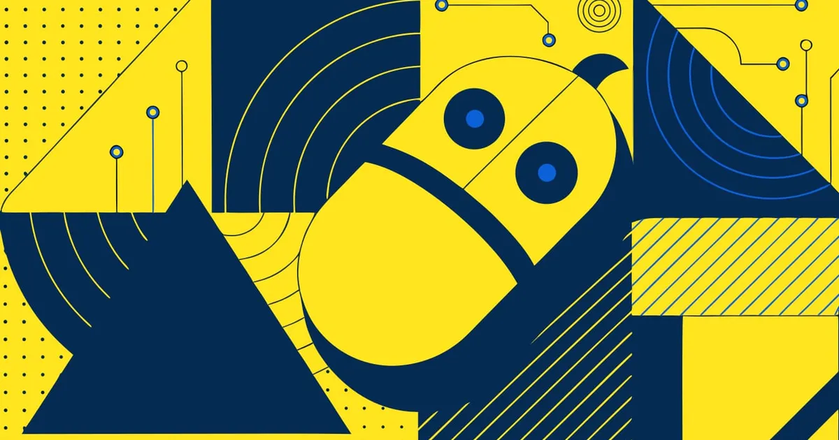 Abstract flat-vector editorial illustration for "Firebase Ships a Codex Plugin That Provisions Your Backend"