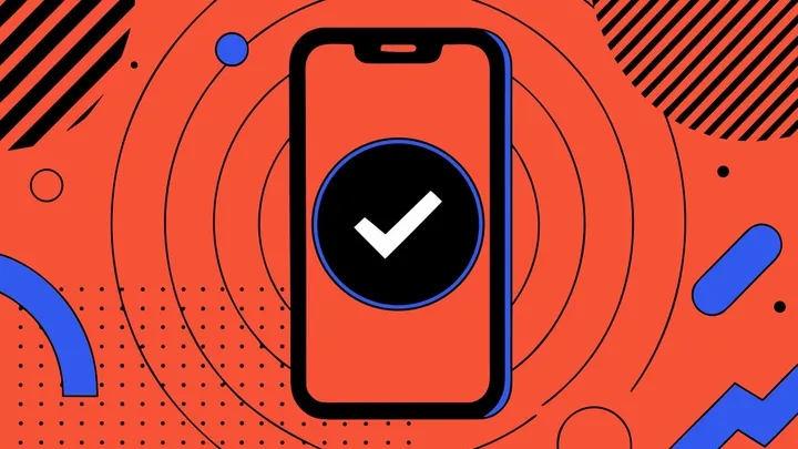 Abstract flat-vector editorial illustration for "App Check Gets Zero-Config Init in Firebase SDK 12.15"