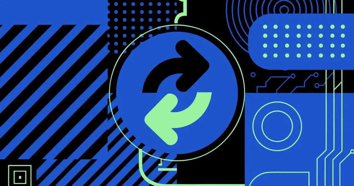Abstract flat-vector editorial illustration for "Firestore Regional Endpoints Hit GA"