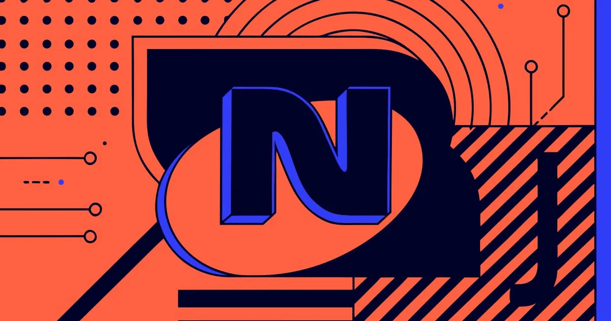 Abstract flat-vector editorial illustration for "Netlify Widens Its AI Model Lineup, but Not Its Gateway's Reach"