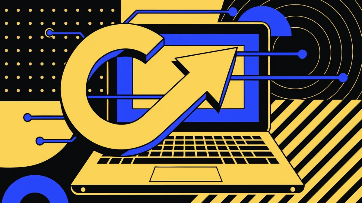 Abstract flat-vector editorial illustration for "Netlify Events Can Now Trigger ChatGPT Automations"