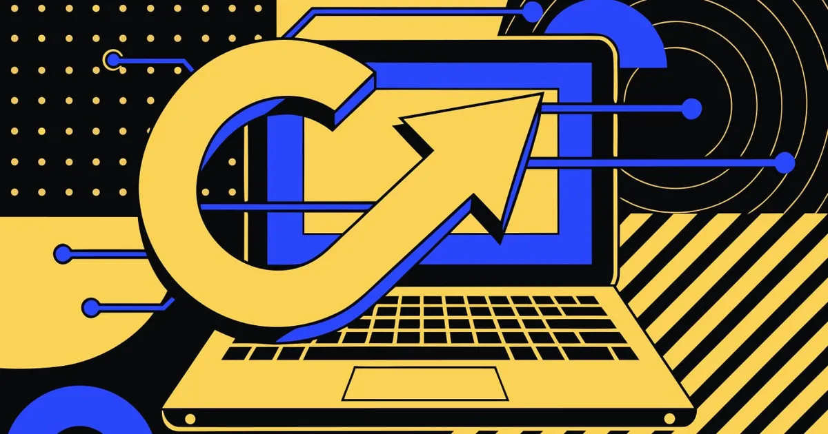 Abstract flat-vector editorial illustration for "Netlify Events Can Now Trigger ChatGPT Automations"