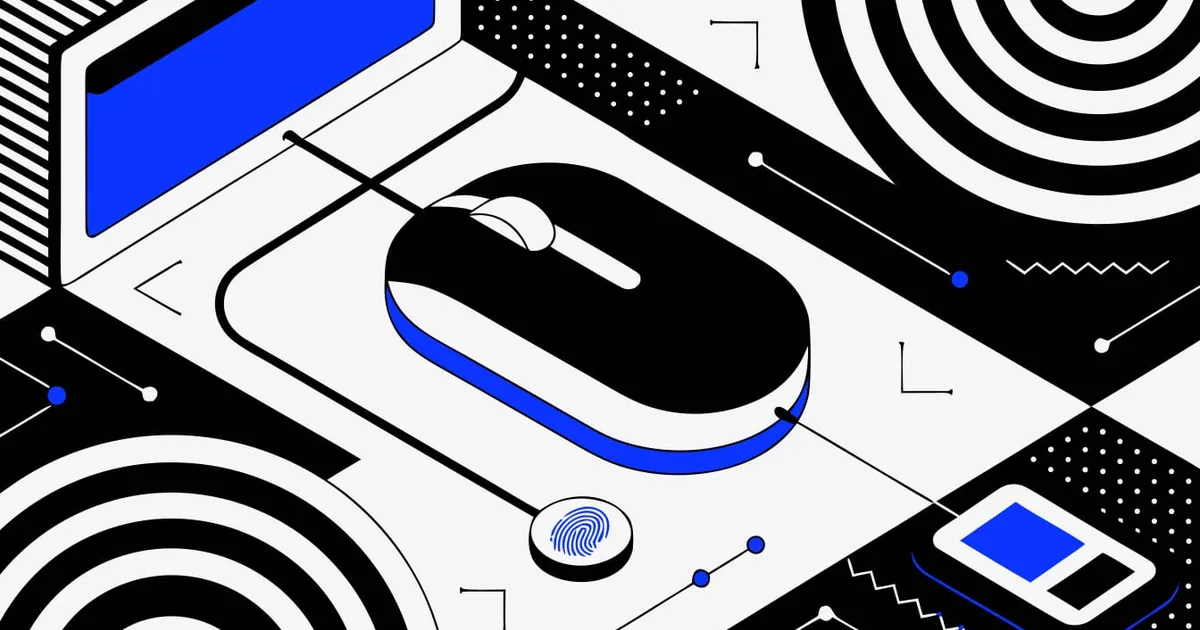 Abstract flat-vector editorial illustration for "Netlify Functions Can Now See Who Is Visiting a Protected Site"