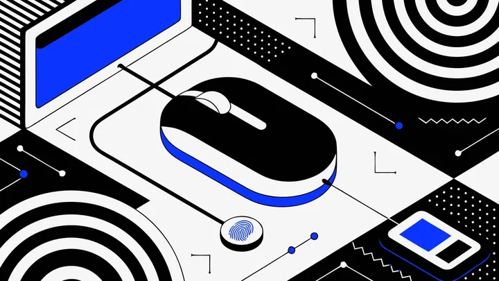 Abstract flat-vector editorial illustration for "Netlify Functions Can Now See Who Is Visiting a Protected Site"