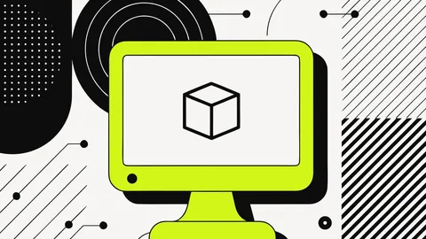 Abstract flat-vector editorial illustration for "Netlify Drop Now Builds Framework Projects, Not Just Static Files"