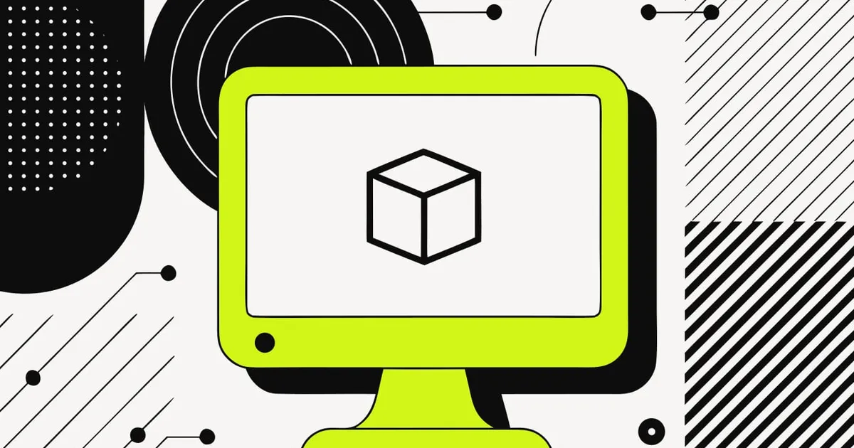 Abstract flat-vector editorial illustration for "Netlify Drop Now Builds Framework Projects, Not Just Static Files"