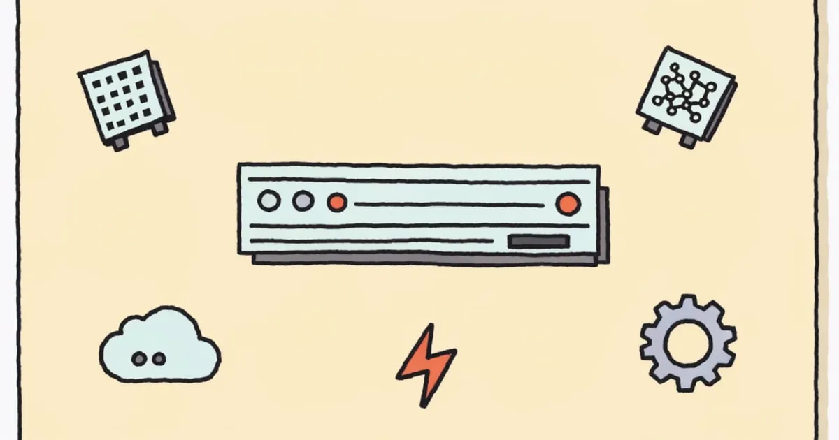 Hand-drawn editorial illustration for "Netlify Moves Edge Functions Off V8 Isolates, Claims 5x Speedup"