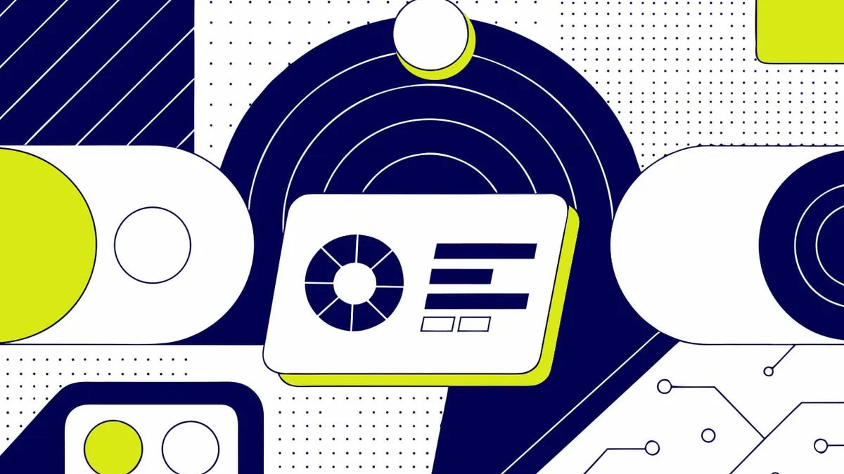 Abstract flat-vector editorial illustration for "Netlify Now Previews Every PR in a GitHub Stack, Not Just the First"