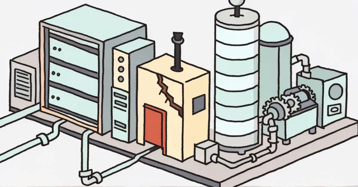Hand-drawn editorial illustration for "Netlify Adds a Connector So Grok Can Deploy Sites"
