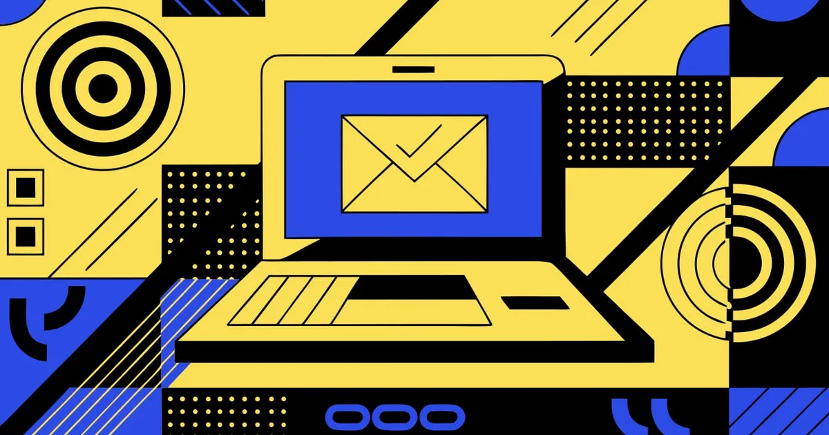 Abstract flat-vector editorial illustration for "Netlify Lets SSO Teams Sign In With Just an Email Address"