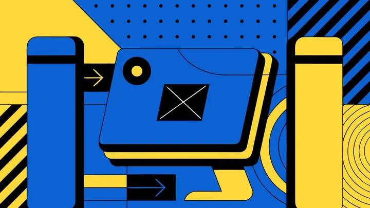 Abstract flat-vector editorial illustration for "Next.js ImageResponse Bug Forces an Off-Schedule Critical Patch"
