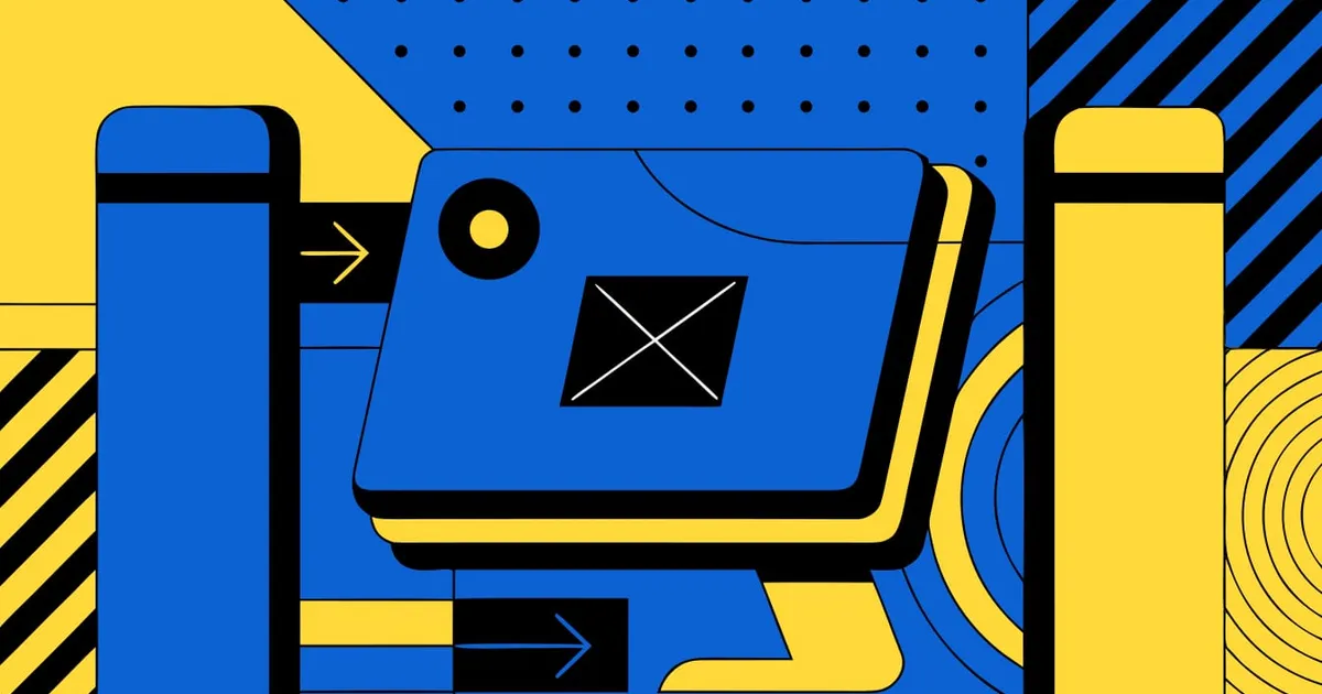 Abstract flat-vector editorial illustration for "Next.js ImageResponse Bug Forces an Off-Schedule Critical Patch"