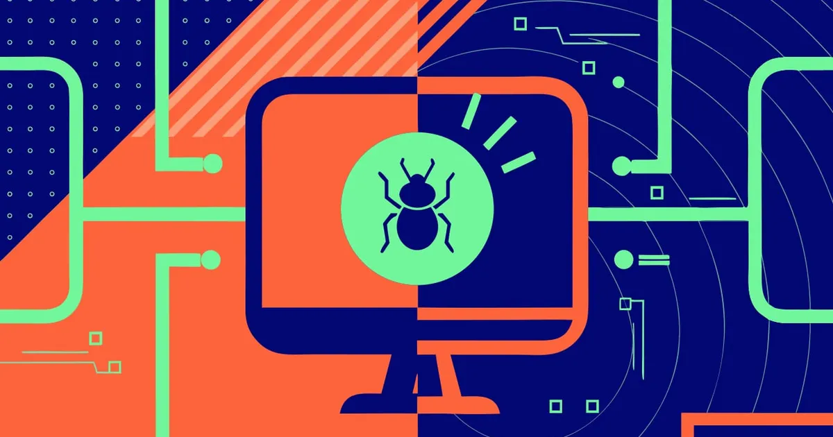 Abstract flat-vector editorial illustration for "Next.js Now Warns You a Patch Is Coming Before It Says Why"