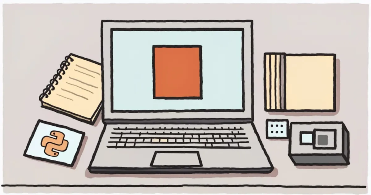 Hand-drawn editorial illustration for "Python on Vercel Is Generally Available, With Six SDKs"
