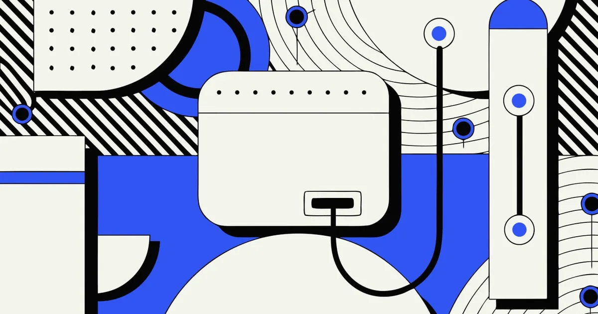 Abstract flat-vector editorial illustration for "Supabase Cuts Default Data API Access on All Projects Oct. 30"