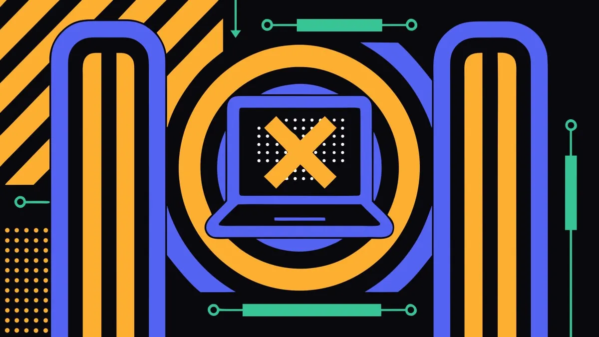 Abstract flat-vector editorial illustration for "Supabase Stops Honoring Your Pinned Extension Versions"