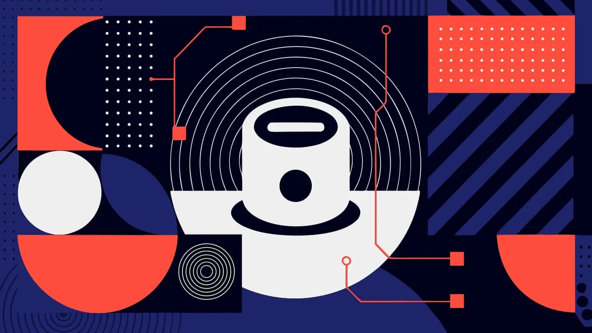 Abstract flat-vector editorial illustration for "Supabase Opens OrioleDB to Paid Projects, Not Production"