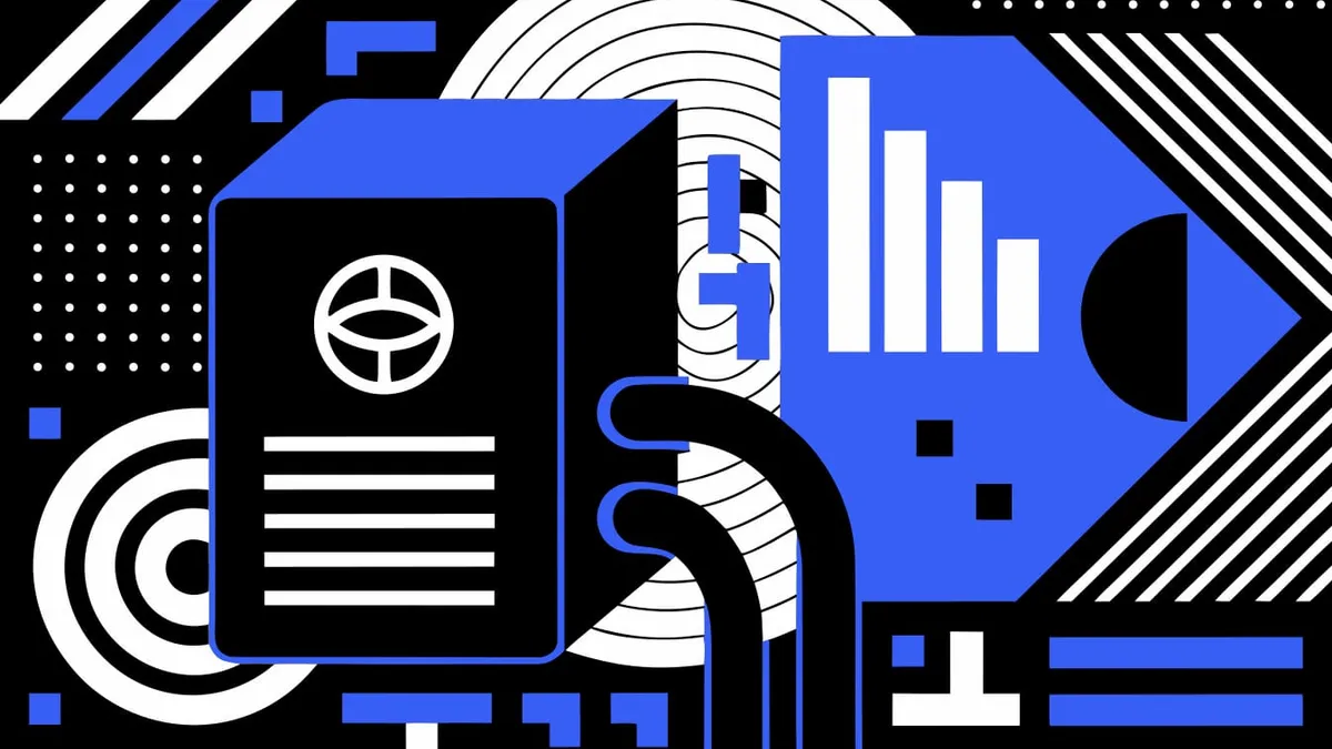 Abstract flat-vector editorial illustration for "Supabase Pipelines Opens to Everyone, Bills You Even When Paused"