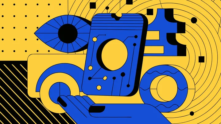 Abstract flat-vector editorial illustration for "Supabase Finally Lets You Scope a Personal Access Token"