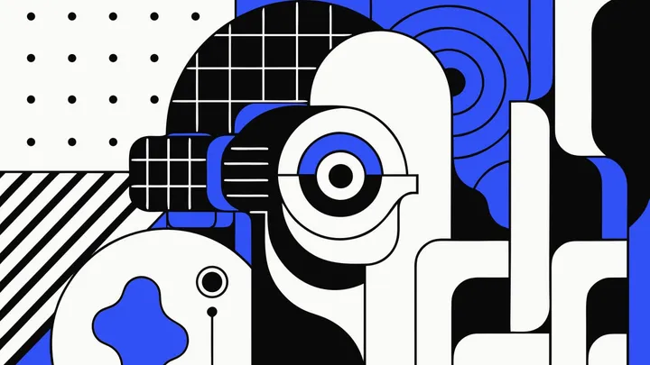 Abstract flat-vector editorial illustration for "Vercel-Led Standard Lets AI Agents Carry Skills Between Tools"