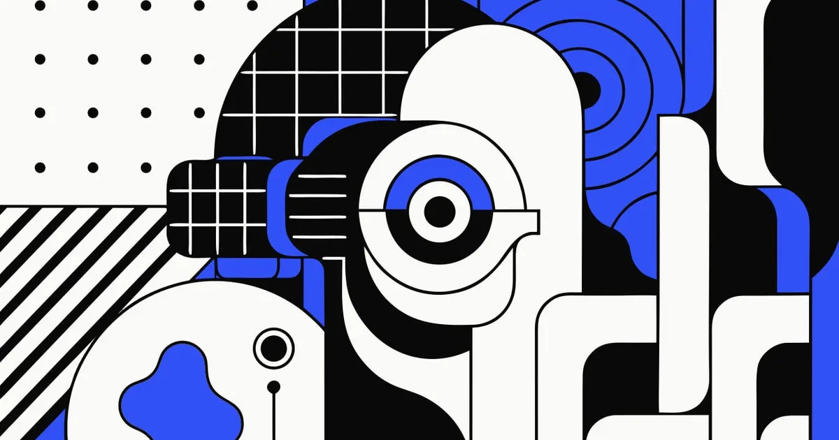 Abstract flat-vector editorial illustration for "Vercel-Led Standard Lets AI Agents Carry Skills Between Tools"