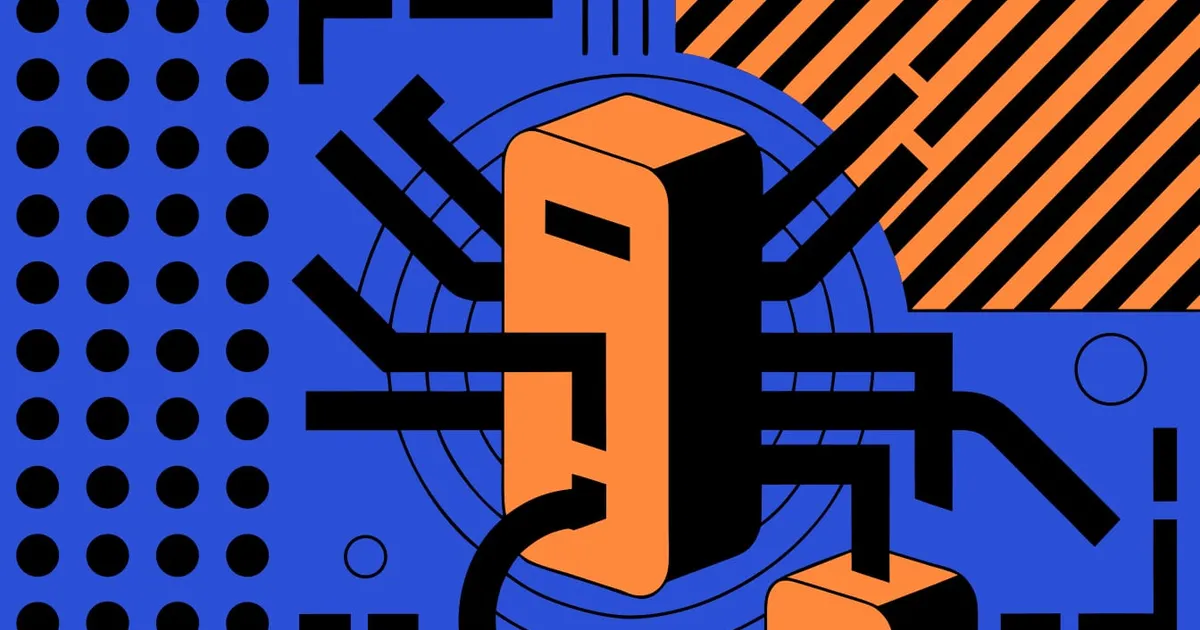 Abstract flat-vector editorial illustration for "Vercel Functions Can Now Reach AWS Databases Off the Public Internet"