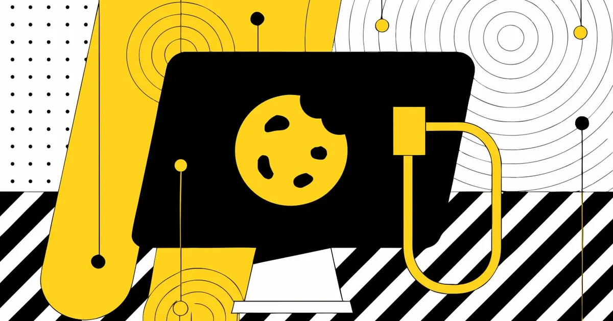 Abstract flat-vector editorial illustration for "Vercel's CDN Stops Caching Any Response That Varies on Cookie"
