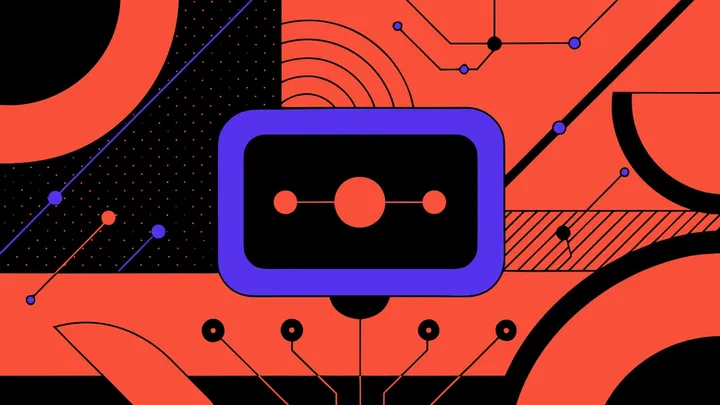 Abstract flat-vector editorial illustration for "Vercel's CLI Now Touches DNS, but Refuses to Act Alone"