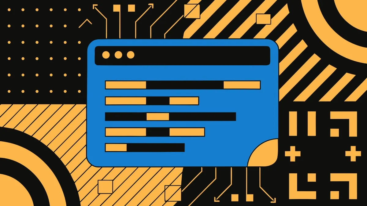 Abstract flat-vector editorial illustration for "Vercel Container Registry No Longer Needs Raw Docker Commands"