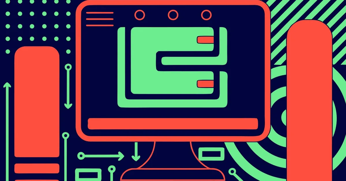 Abstract flat-vector editorial illustration for "Vercel Sandbox Is Now One of Eight Places to Run Cursor's Agents"