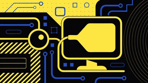 Abstract flat-vector editorial illustration for "Vercel Confirms a KVM Zero-Day Found by Its Sandbox Bounty"