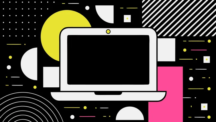 Abstract flat-vector editorial illustration for "Vercel Puts Your Whole Stack in One Project, One Preview URL"