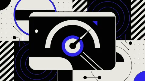 Abstract flat-vector editorial illustration for "Vercel Speed Insights No Longer Disappears When You Upgrade"
