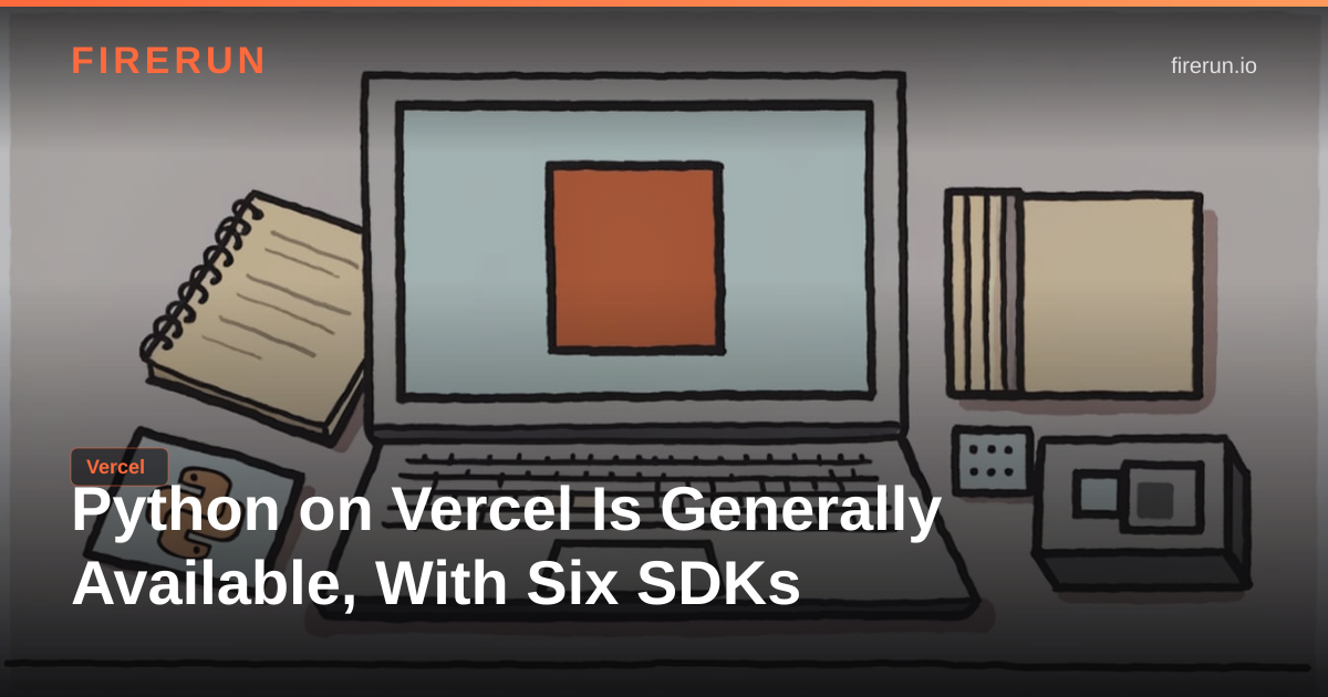 Python on Vercel Is Generally Available, With Six SDKs