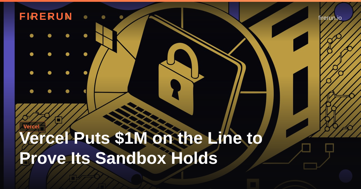 Vercel Puts $1M on the Line to Prove Its Sandbox Holds